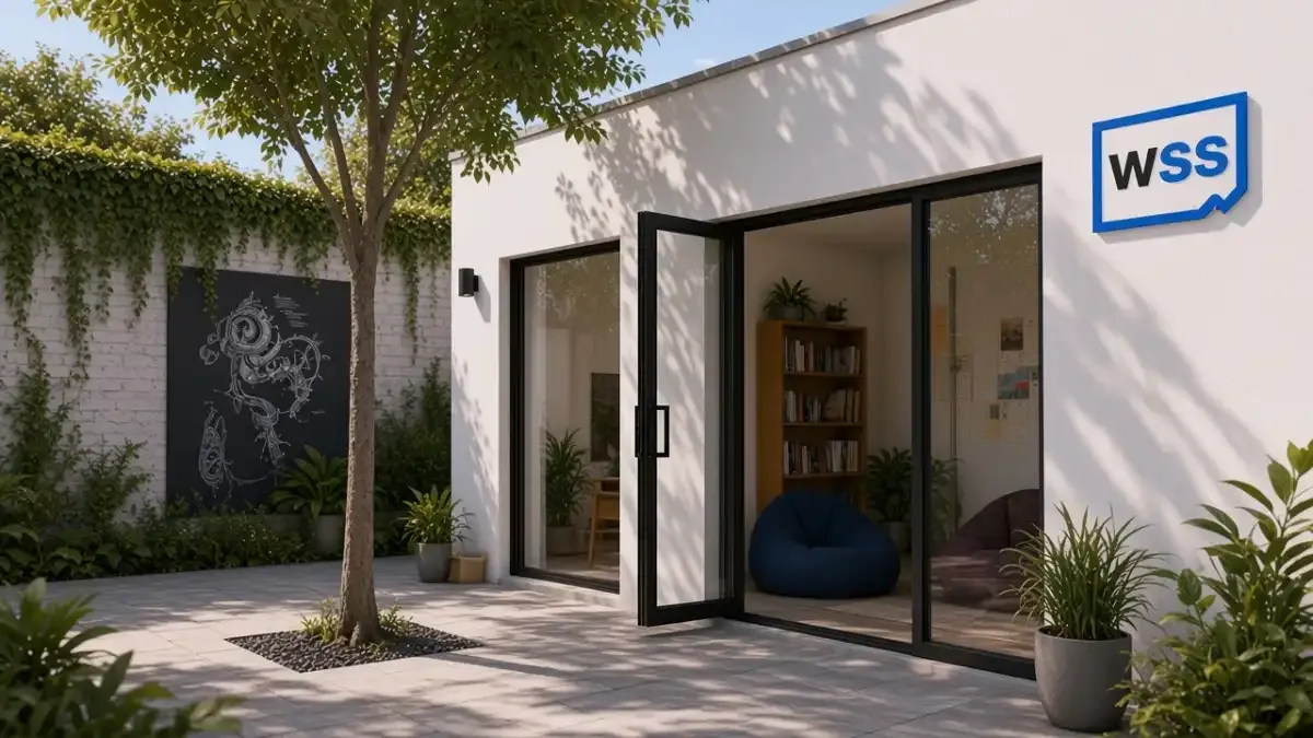 Studio outside view